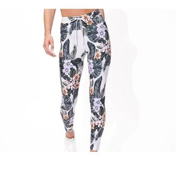 Eleven by Venus Williams Tropicana Leggings Womens Small Yoga Tennis 25" New - Picture 1 of 4